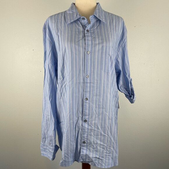 NWT Calvin Klein Button Down Dress Shirt Size XL - Picture 1 of 8